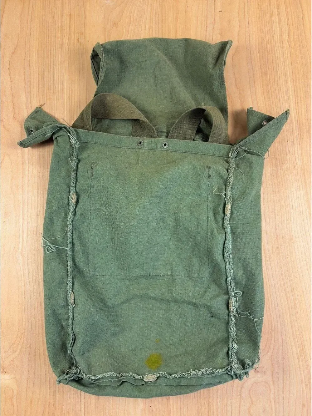 Vintage 60s Kumfort Boys Pack Byer Mfg Orono Maine canvas backpack